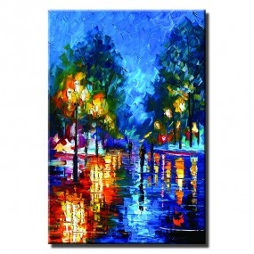 Tranh in Canvas sơn dầu